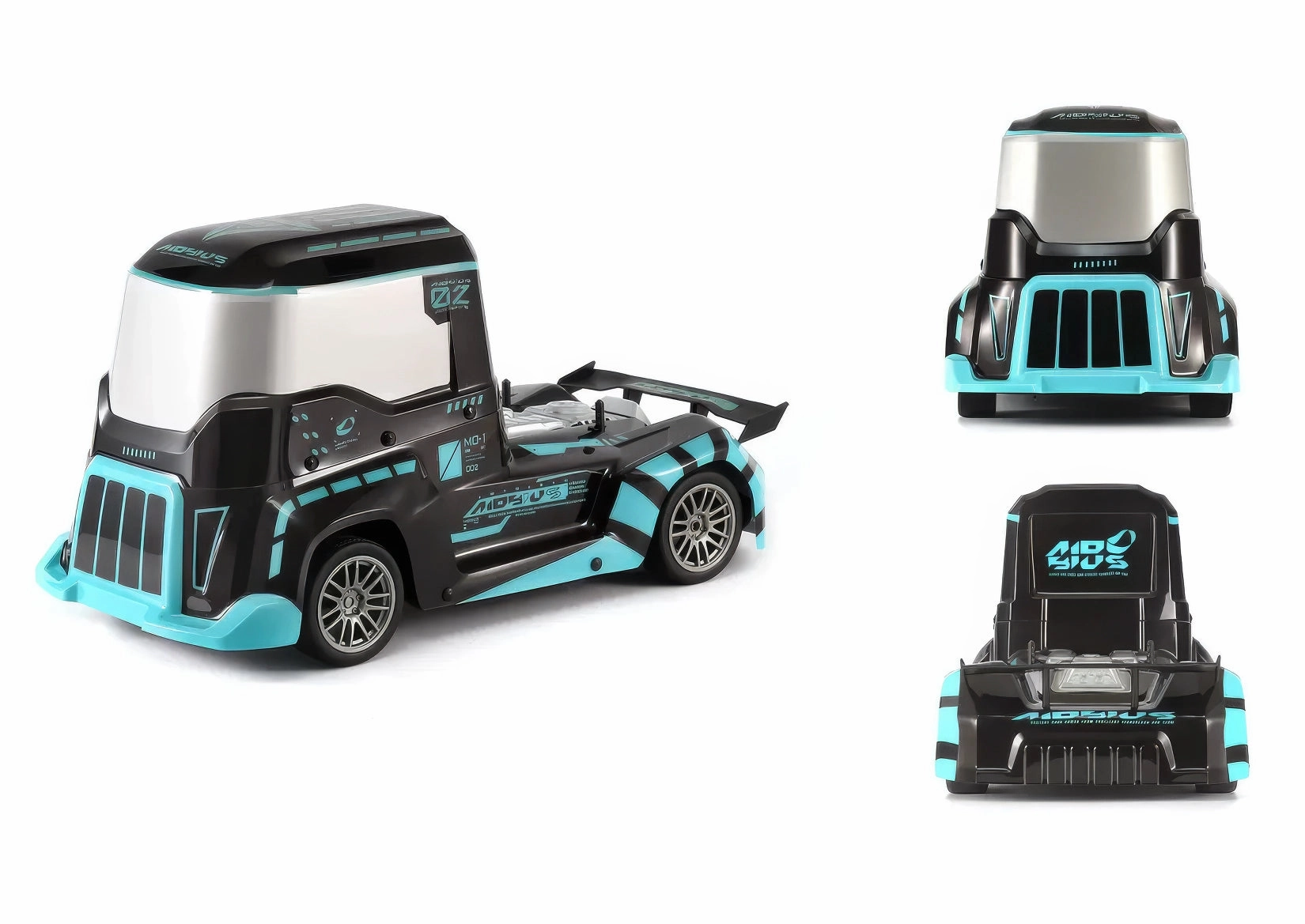 Fun-based learning Lighting In The Darkness 1:10 Scale Rc Trailer Truck