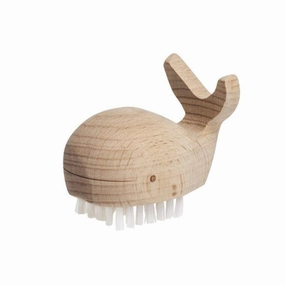 Play & learn Wooden Whale Nail Brush