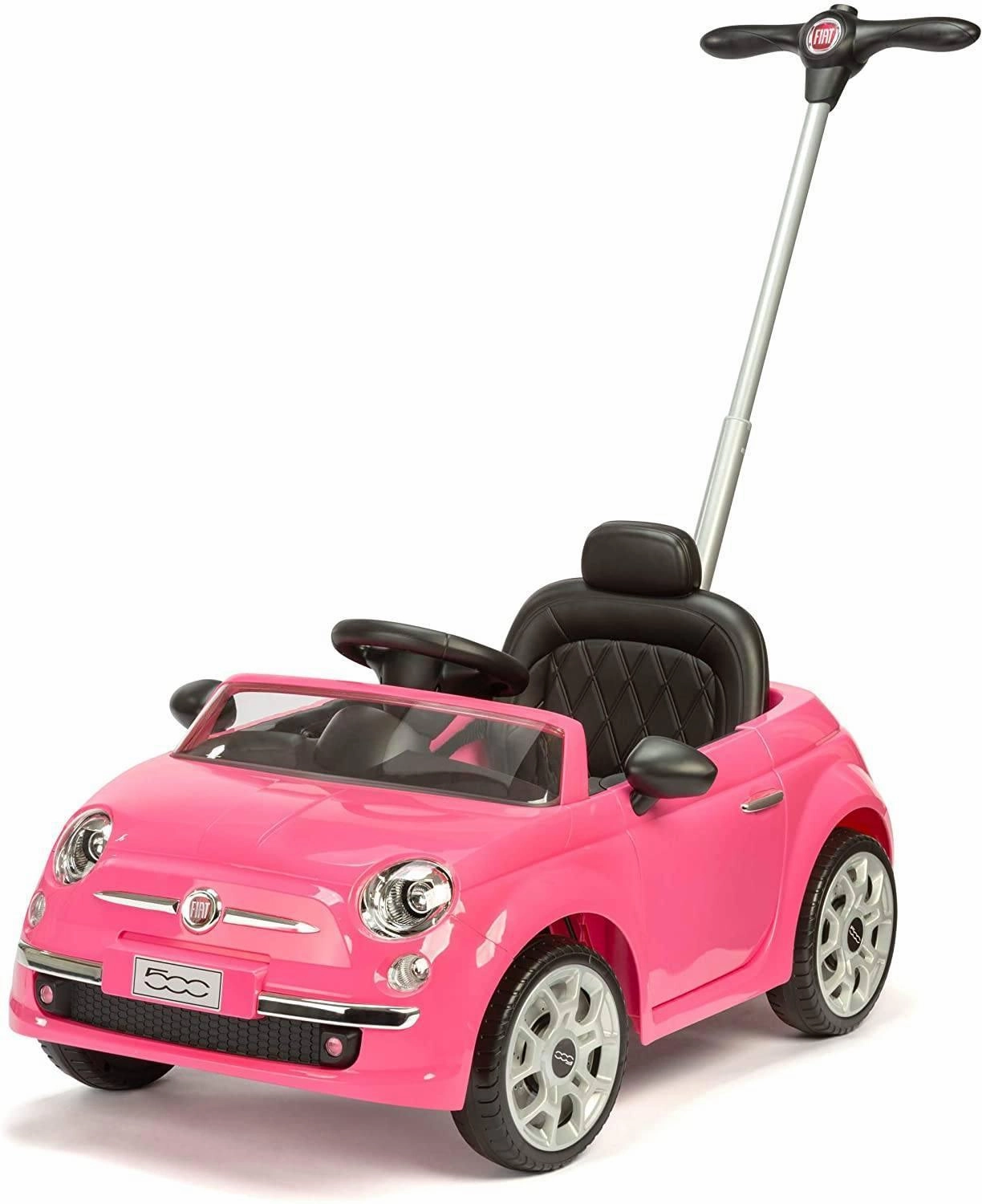 Xootz Fiat Kids Ride-On Car, Official Fiat 500, Pink Play-based education