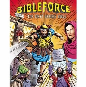 Playful learning Happy hands Bibleforce : The First Heroes Bible [Hardcover]