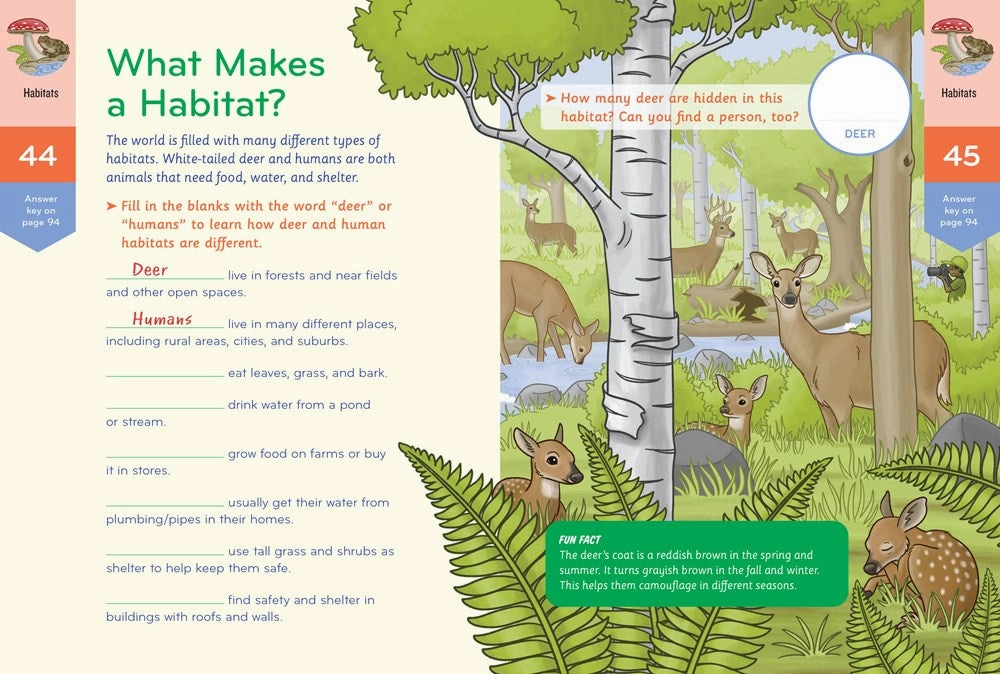 Learning tools Nature Smarts Workbook 7-9