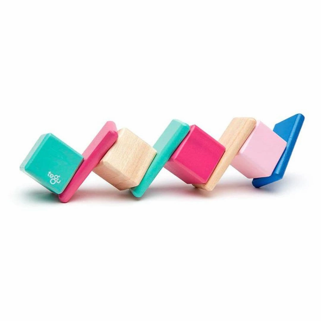Pocket Pouch Wooden Magnetic Blocks - Blossom Skill-building tools Young imaginations