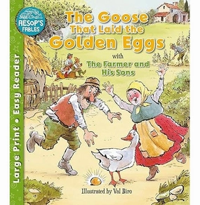 The Goose That Laid The Golden Eggs & The Farmer & His Sons Giles Sophie And Biro Val Busy kids Happy hands