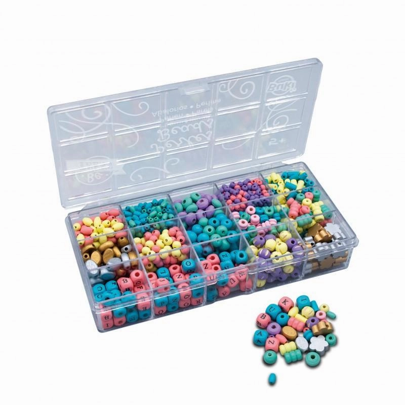 Holistic Buki France Box Of Wooden Beads C Colours