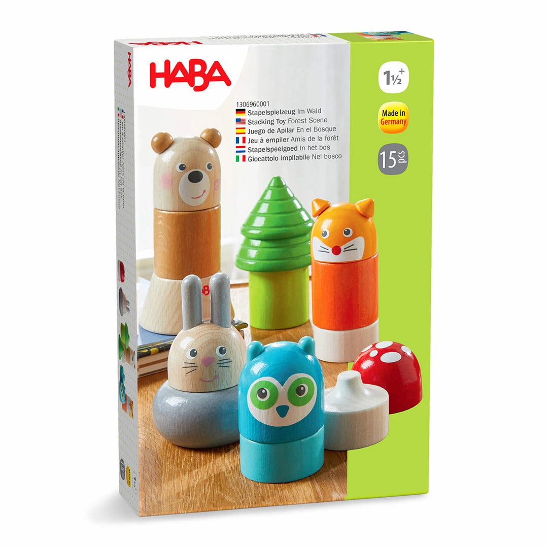 Forest Animals Wooden Stacking Toy Holistic Nurturing minds