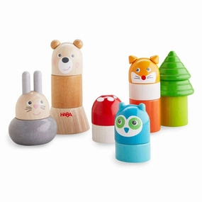 Everyday learning Engaging young minds Forest Animals Wooden Stacking Toy