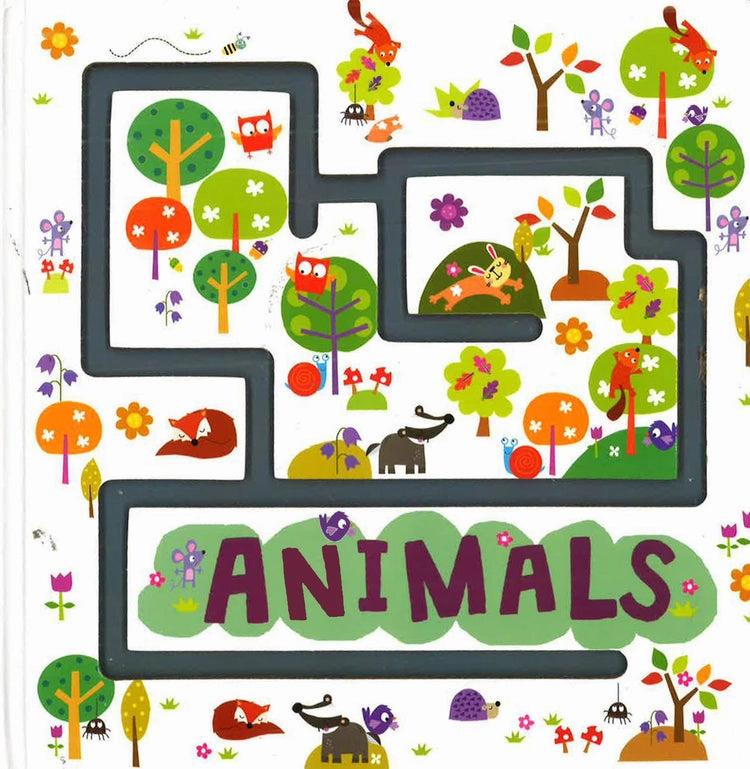 Trace The Track Book Animal Learn & grow