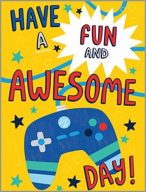 Tiny thinkers Gaming Birthday Card