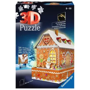 Gingerbread House Night 3D (216Pc) Learn & grow Little creators