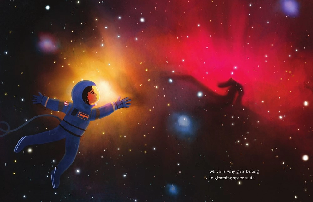 Girls Belong In Space Creative kids