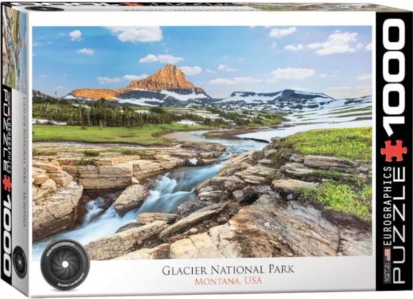 Sensory fun for little hands Glacier National Park - 1000Pc