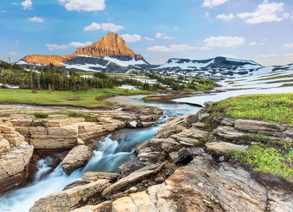 Glacier National Park - 1000Pc Smart activities for young learners Designed for development