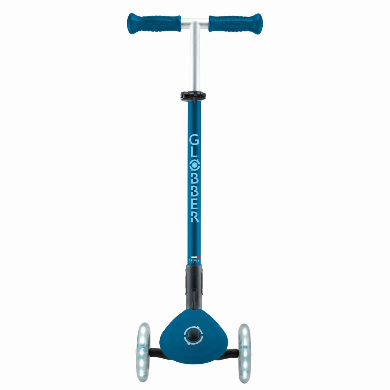 Globber Elite Lights Foldable Scooter - Petrol Blue / Light Blue (3 - 9Y ) Fun for curious minds Learn & grow