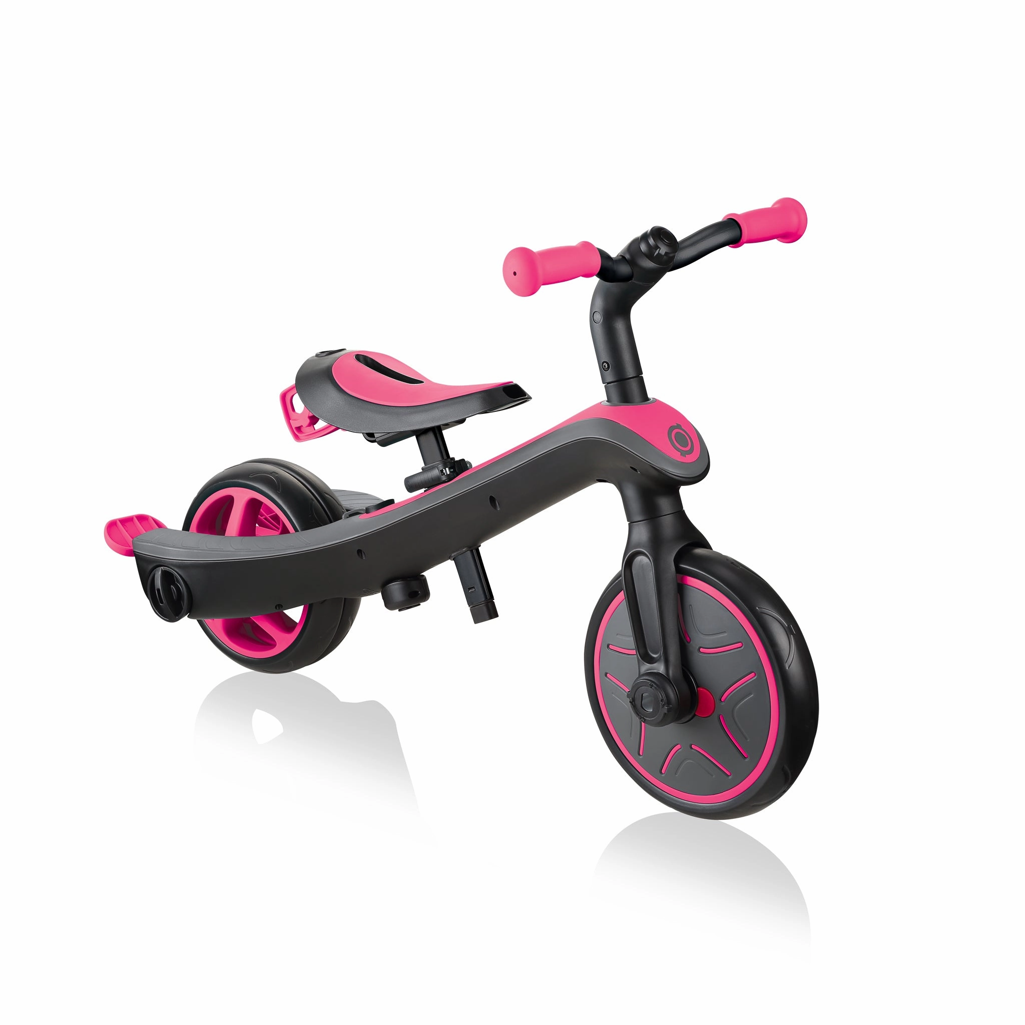 Globber Explorer Trike 4-In-1 - Fuchsia Pink (With Headrest) (10M - 5Y) Inspiring creativity