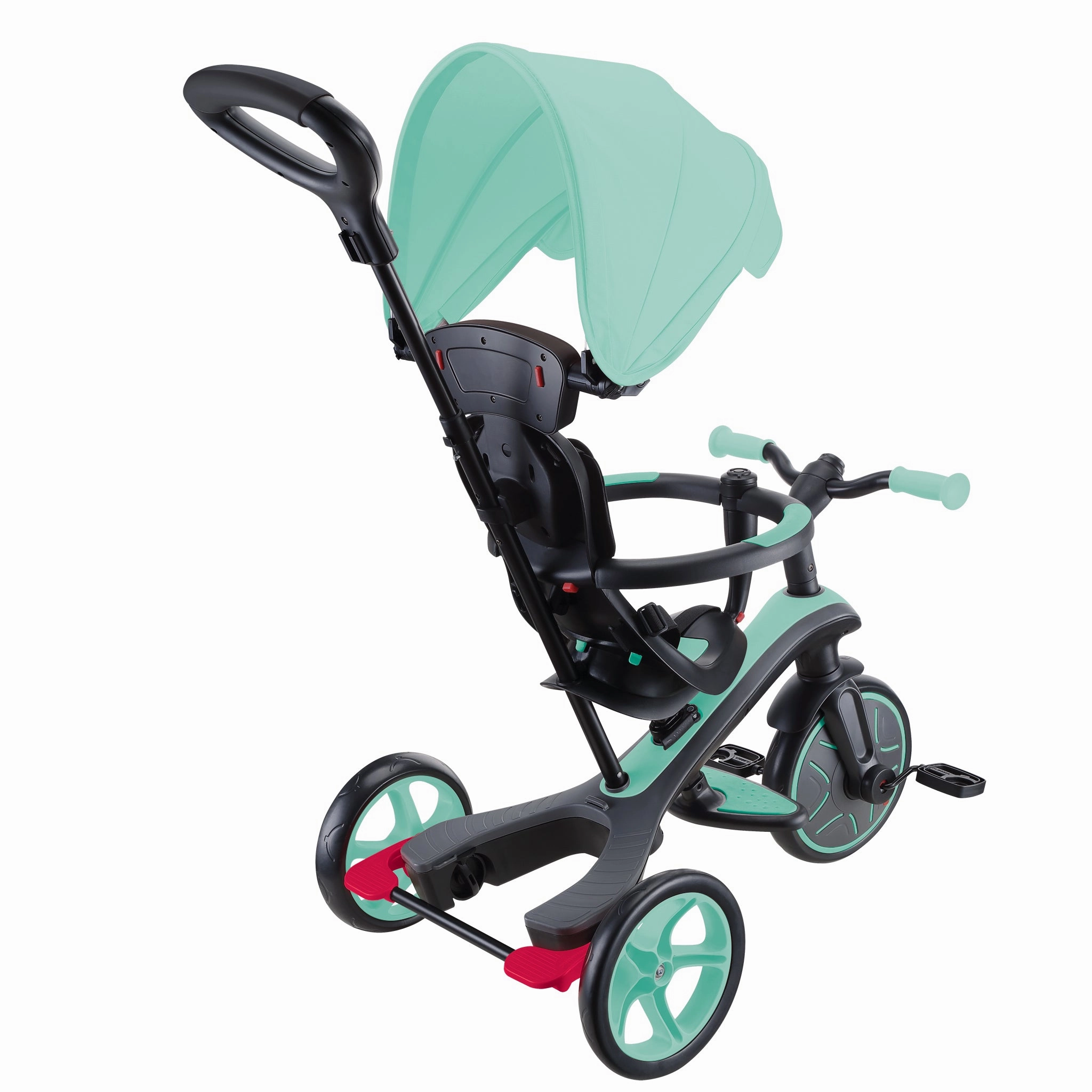 Kids essentials Growth tools Globber Explorer Trike 4-In-1 - Mint (New Canopy, New Handlebar, New Handlegrip Skin) (10M - 5Y)