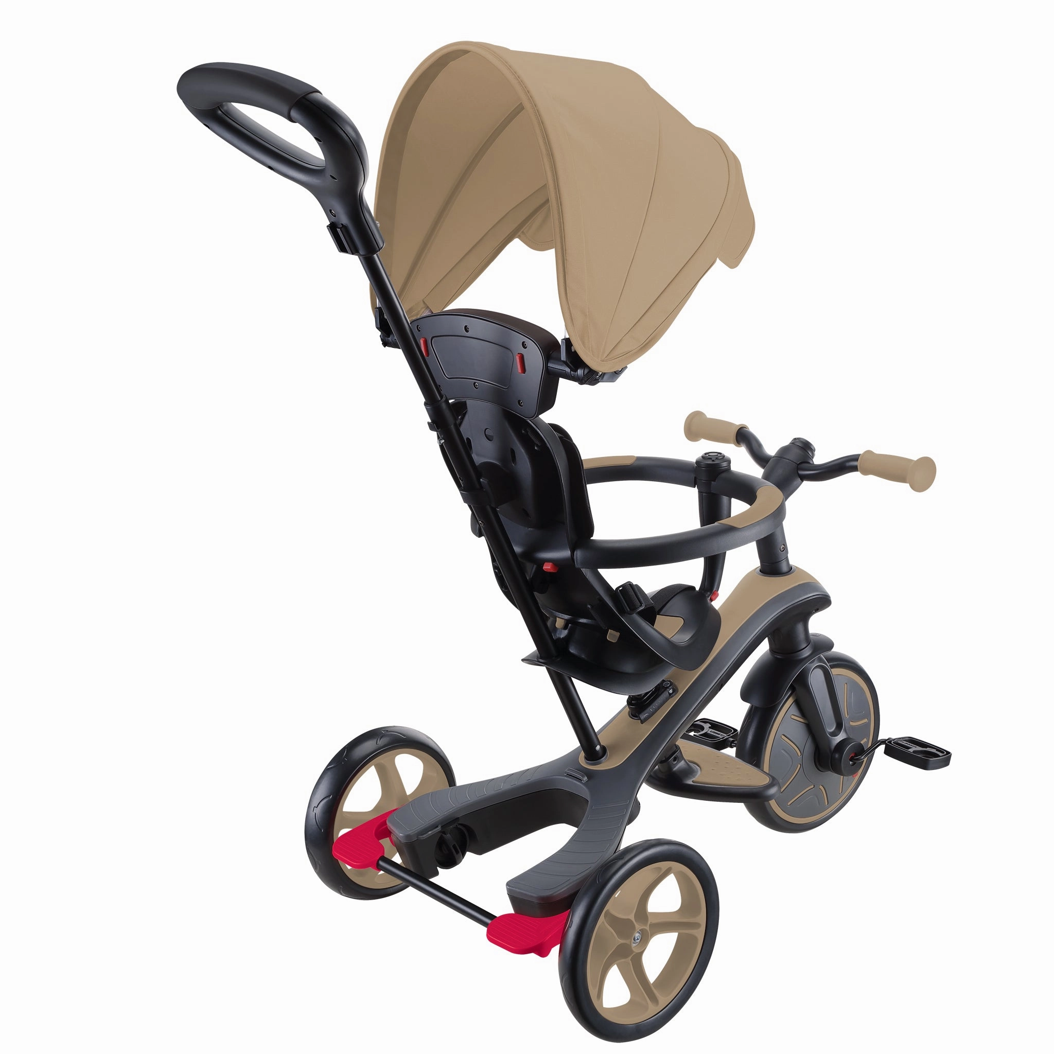 Growing minds Early discovery Globber Explorer Trike 4-In-1 - Sand (New Canopy, New Handlebar, New Handlegrip Skin) (10M - 5Y)