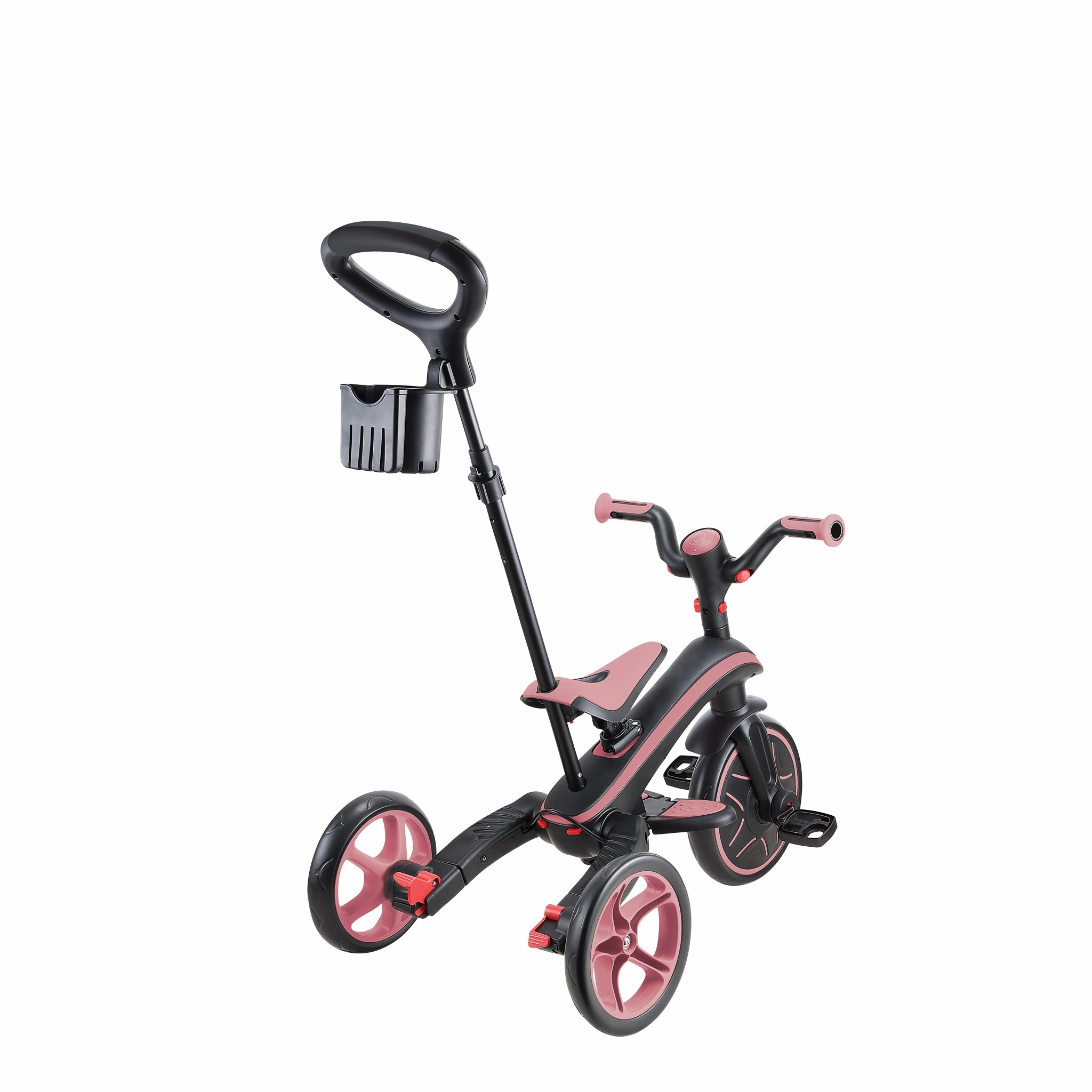 Globber Explorer Trike Foldable 4-In-1 - Pink (10M - 5Y) Tiny thinkers Curiosity starters