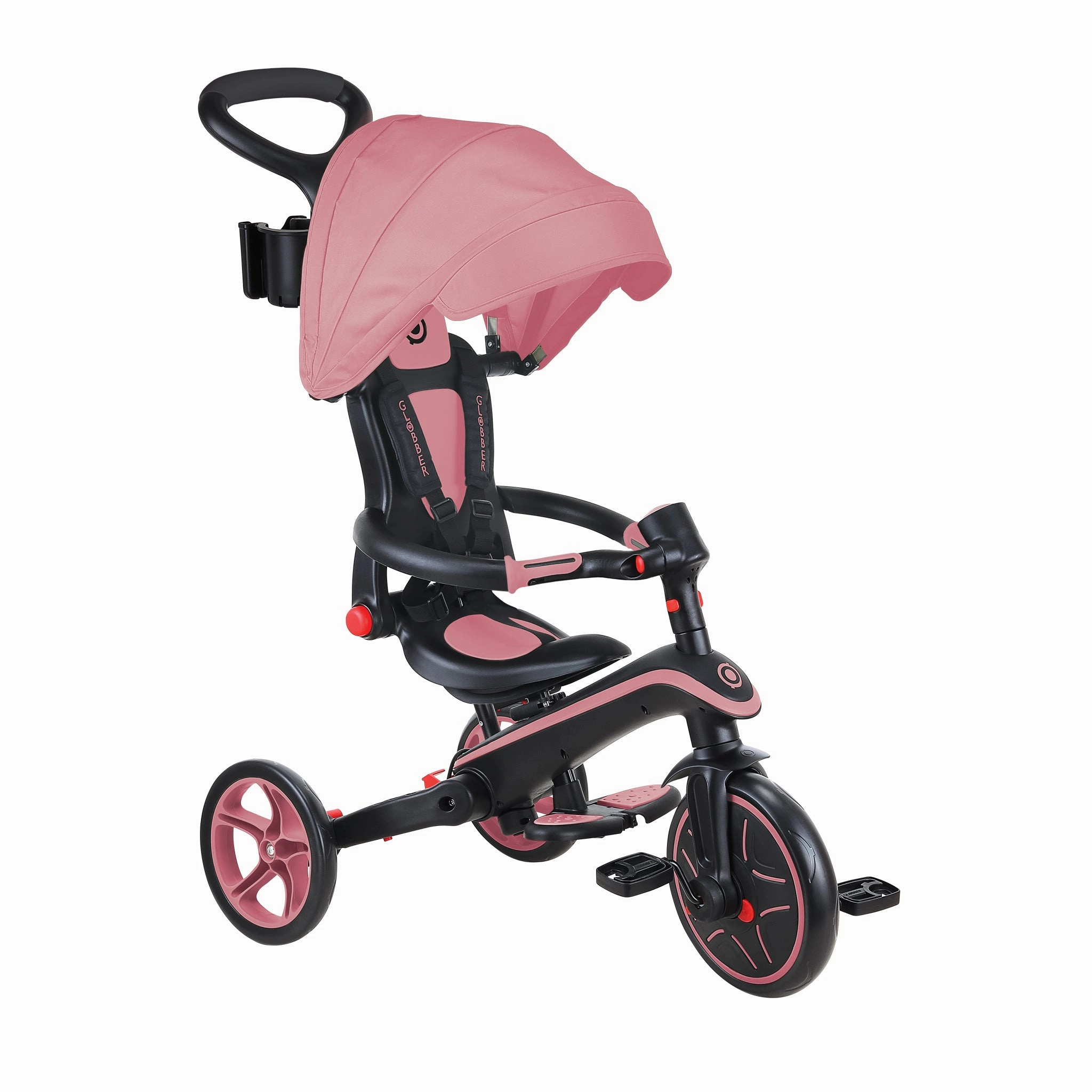 Kids essentials Growing minds Globber Explorer Trike Foldable 4-In-1 - Pink (10M - 5Y)