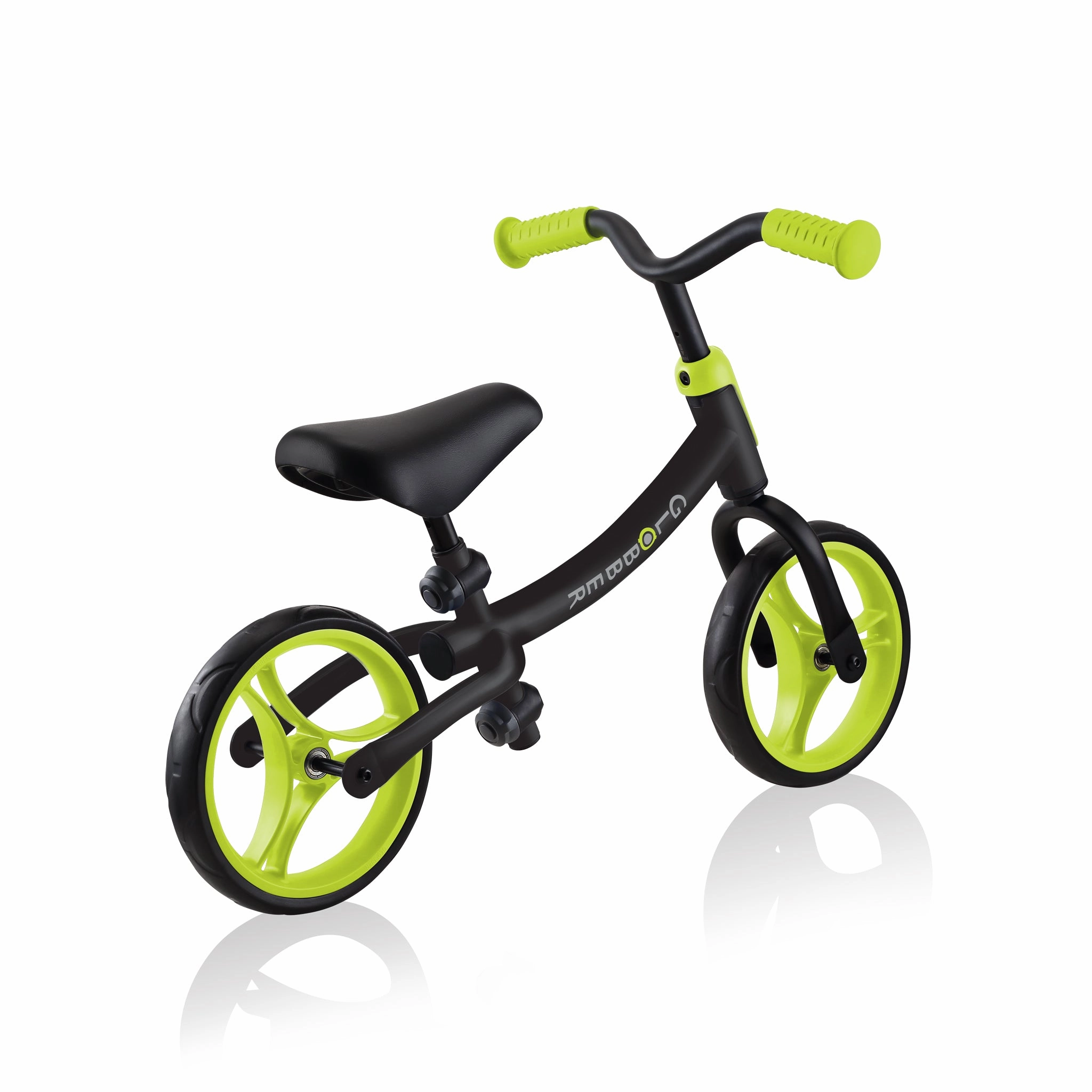Globber Go Bike Balance Bike - Black / Lime Green (2 - 5Y) (Online Exclusive) Nurturing minds Mini makers