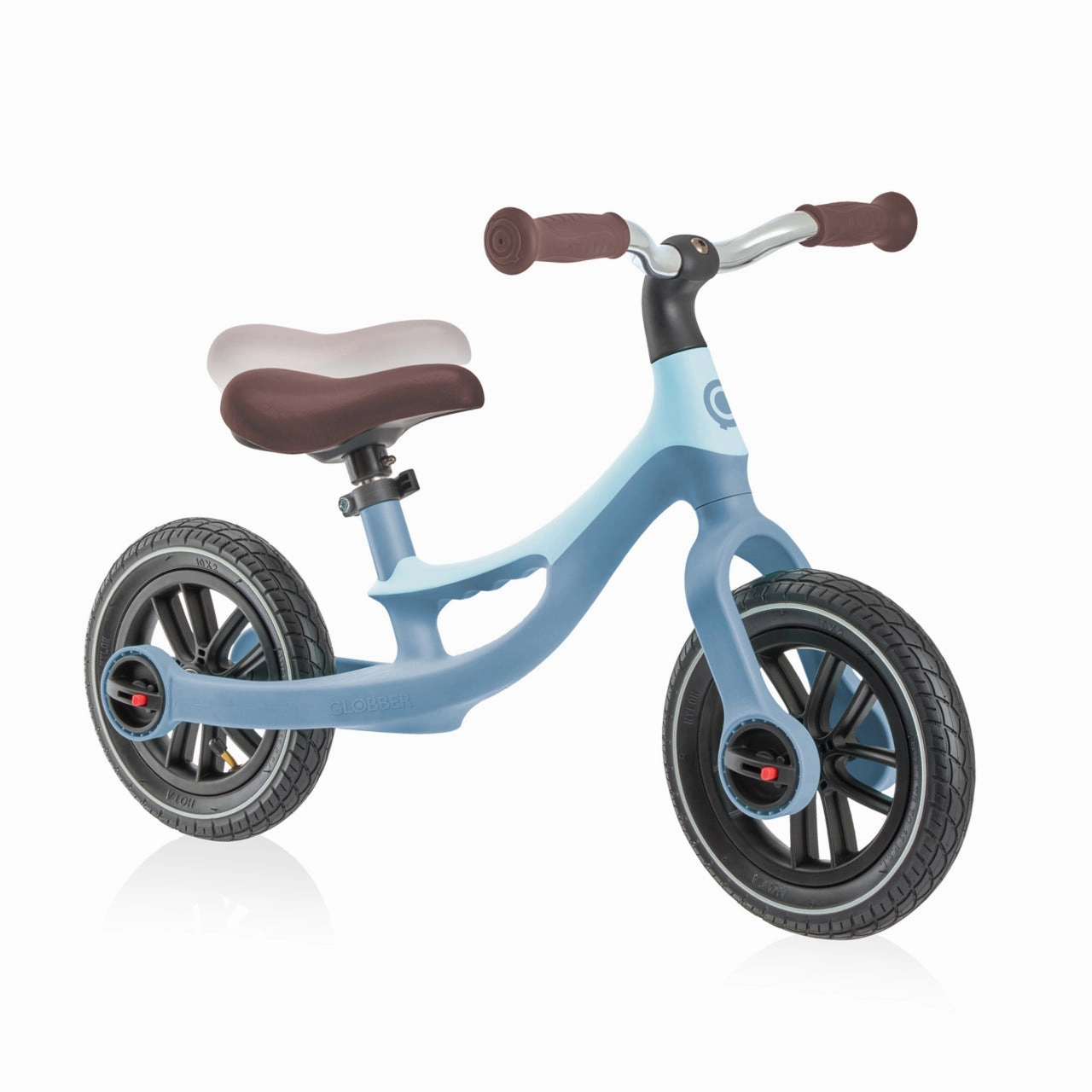 Active learners Globber Go Bike Elite Air Balance Bike - Pastel Blue (3 - 6Y)