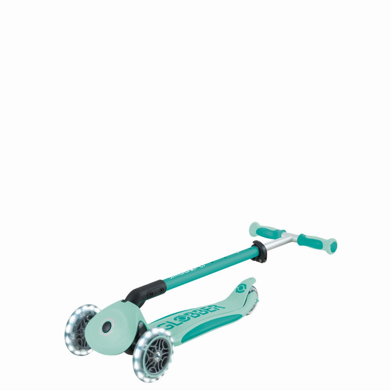 Globber Go Up Deluxe Lights 360 Foldable Scooter - Mint / Pistachio (15M - 9Y ) Young minds at work Home learning tools