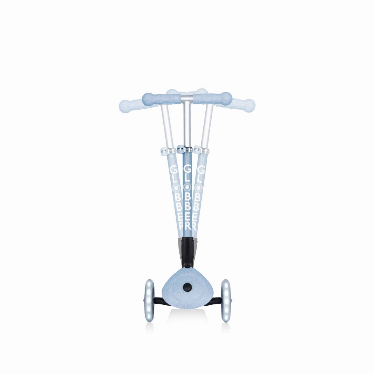 Tools for tiny thinkers Globber Junior Foldable Lights Ecologic Scooter - Blueberry (New Handlebar Grips) (2Y )