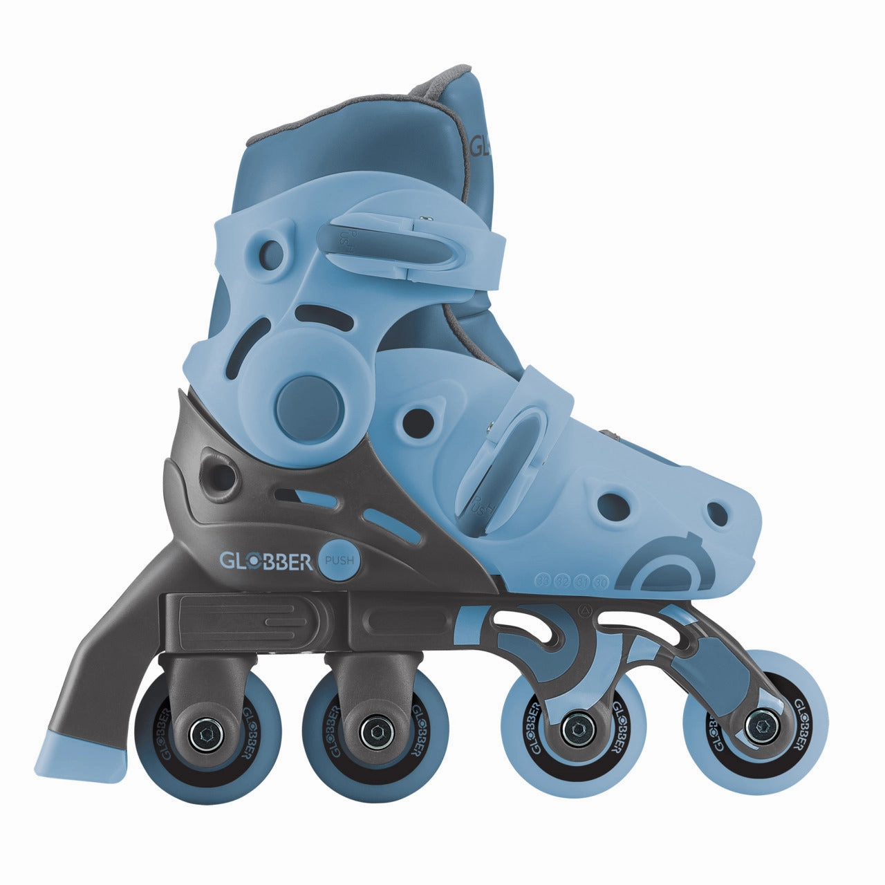 Globber Learning Inline Skates 2 In 1 - Ash Blue Holistic