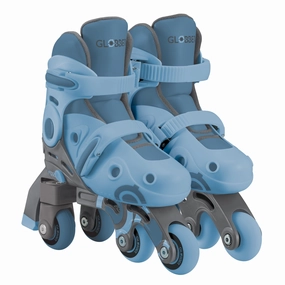 Globber Learning Inline Skates 2 In 1 - Ash Blue Smart kids gear