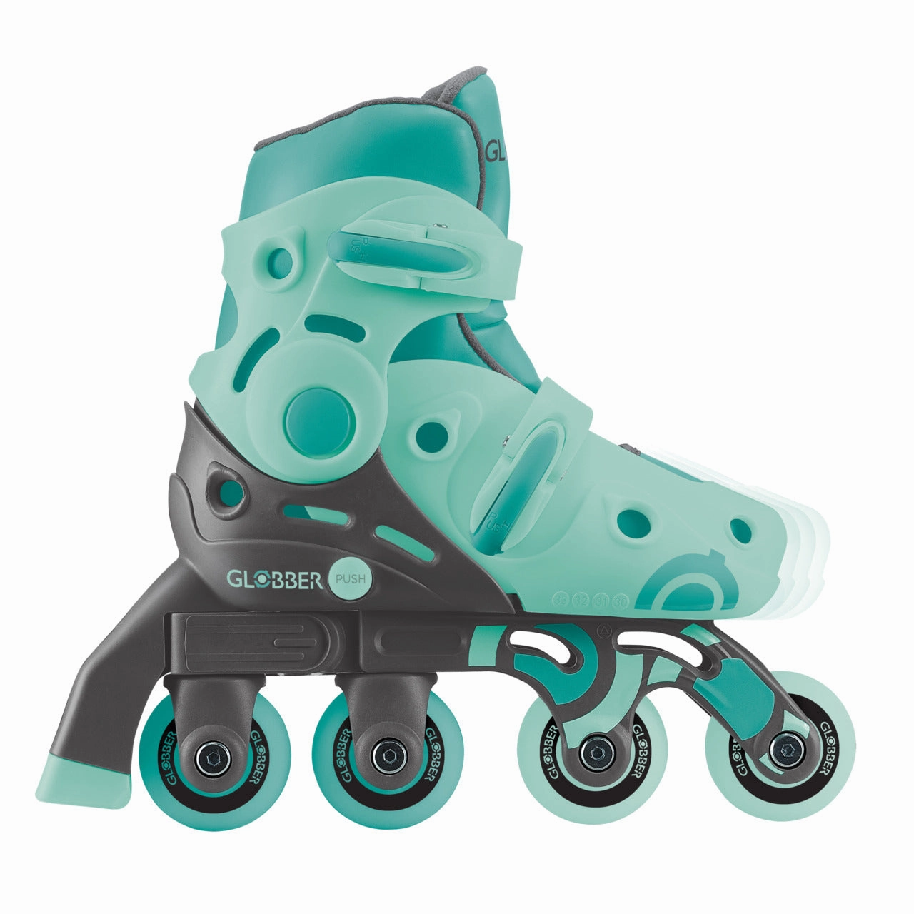 Globber Learning Inline Skates 2 In 1 - Mint Preschool minds Growing minds
