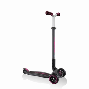 Kids essentials Globber Master Prime Foldable Scooter - Black / Neon Pink (4 - 14Y)