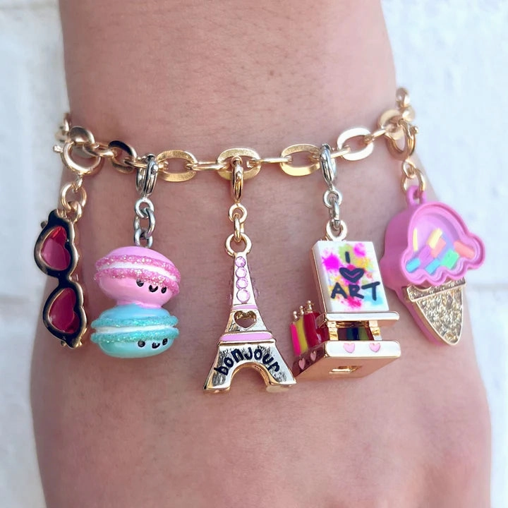 Gold Heart Sunglasses Charm Nurturing minds