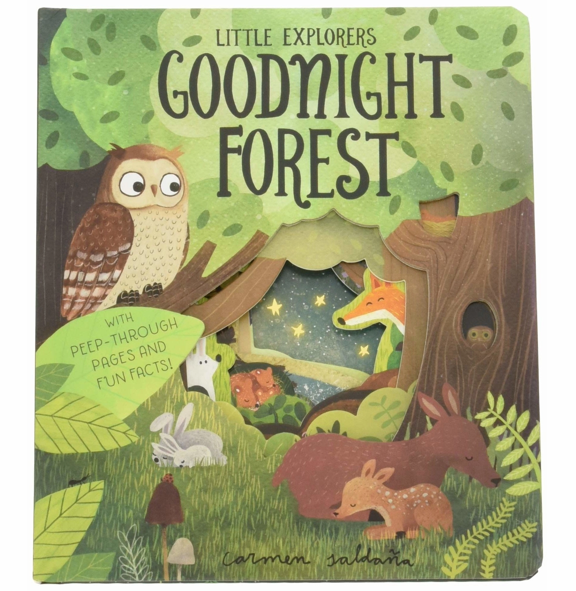 Goodnight Forest (Little Explorers) [Hardcover] Davies Becky And Salda?A Carmen Young learners Mindful play