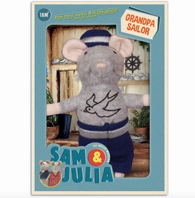 Grandpa Sailor Plush Mouse Enrichment activities Smart little ones