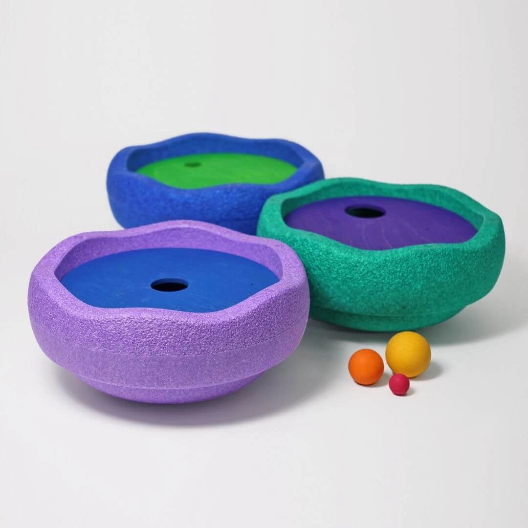 Active learners Educational fun Grimm'S X Stapelstein Rolling Discs - Rainbow