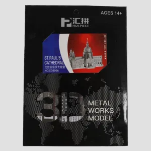 3D Metal Puzzle Model C St. Paul'S Cathedral Parent-approved learning Hands-on discovery
