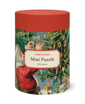 Learn at home Tiny thinkers Cavallini & Co. Santa Claus 240 Piece Mini Puzzle
