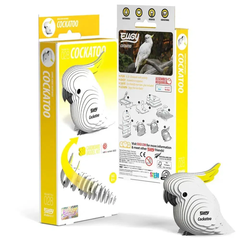 Preschool minds Cockatoo 3D Puzzle