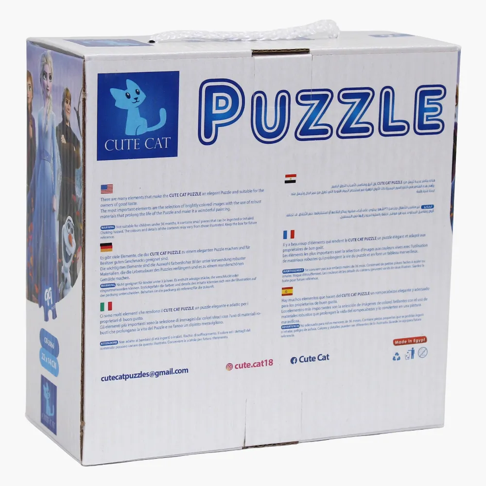 Frozen Puzzle - 99 Pieces Learn at home Young learners