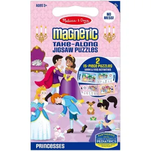 Playroom adventures begin here Exploration made fun Magnetic Take Along Puzzles - Princesses