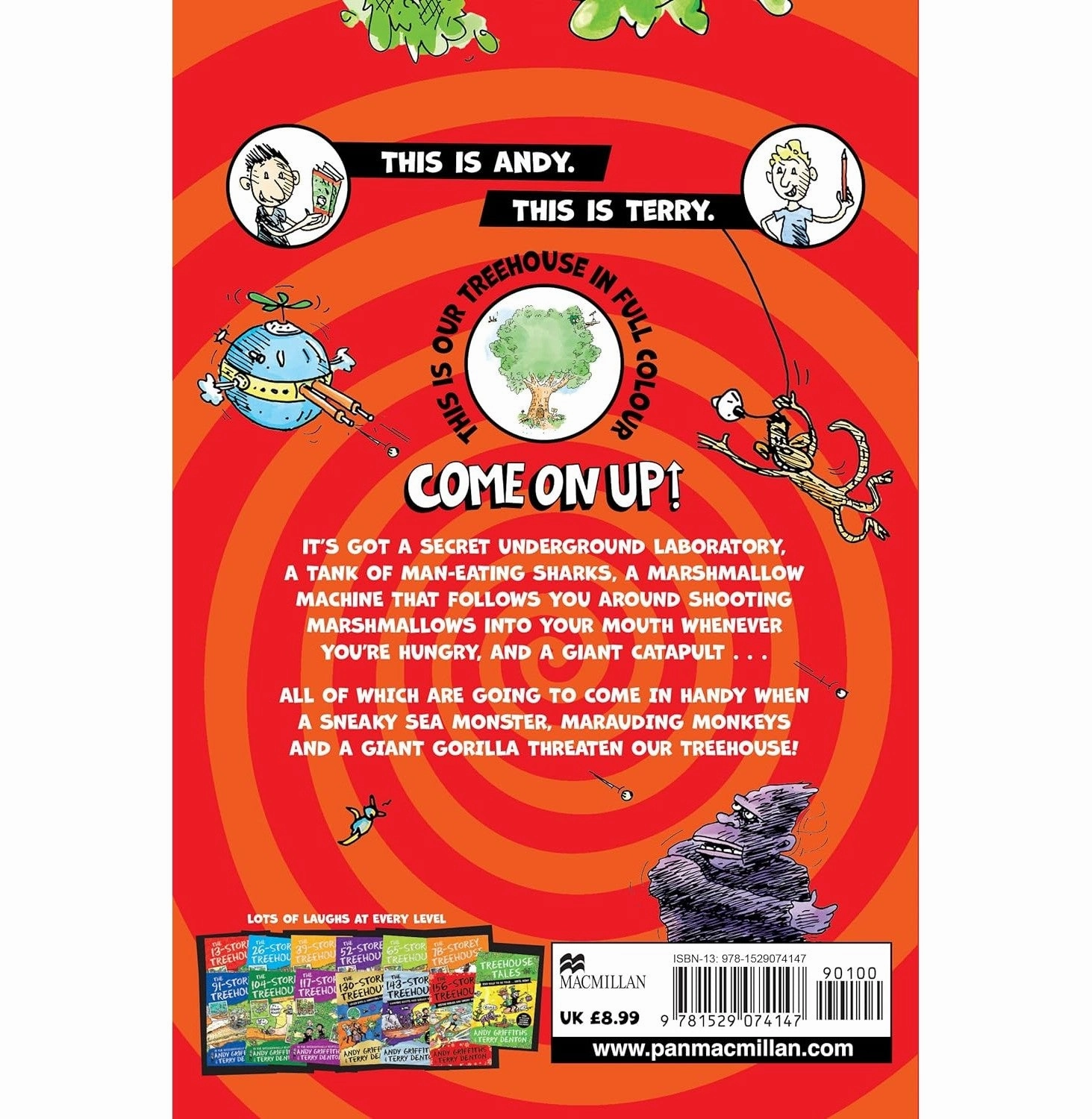 13:Storey Treehouse: Colour Edition [Paperback] Andy Griffiths Terry Denton Busy kids Playroom adventures begin here