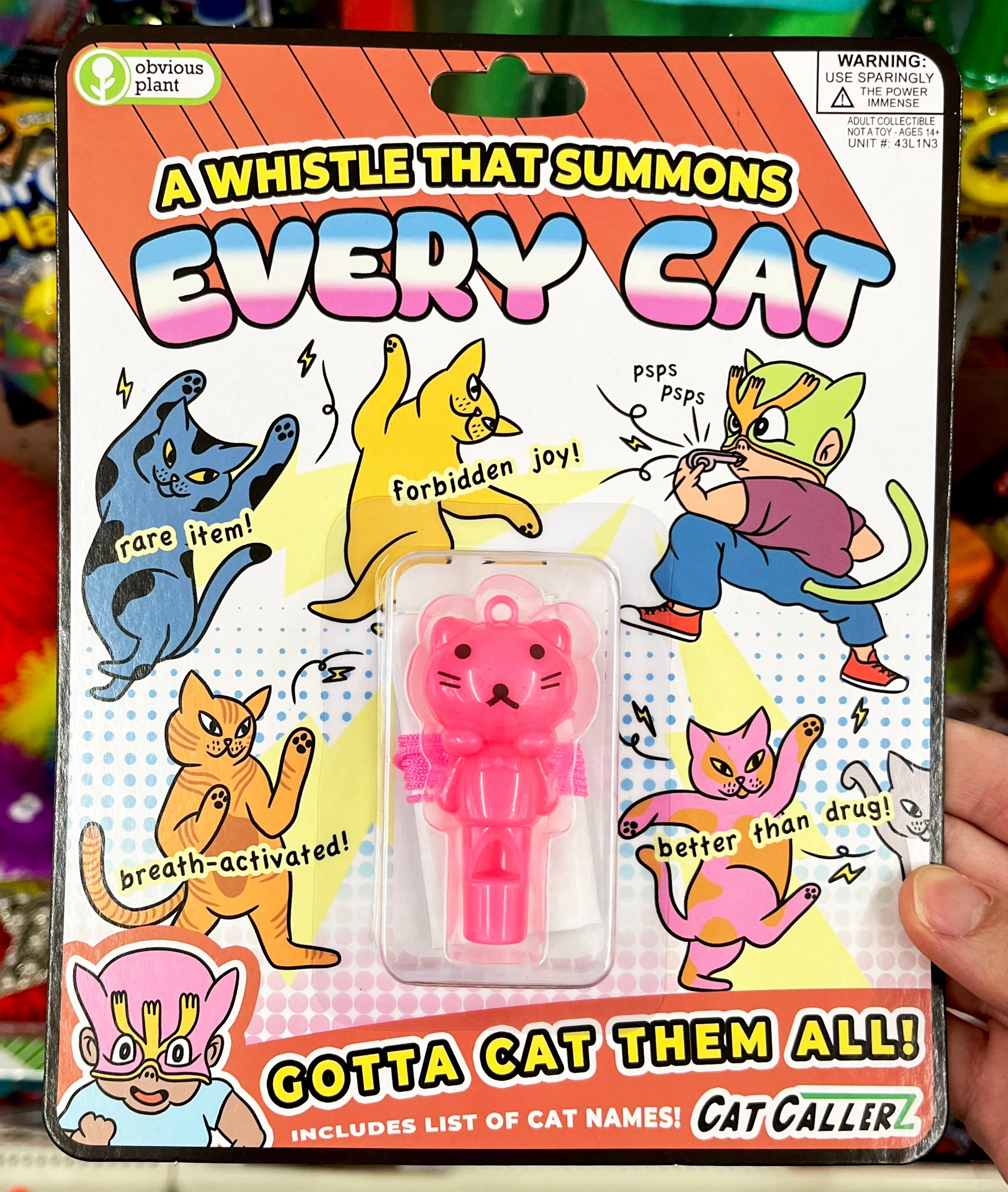 A Whistle That Summons Every Cat Sensory fun for little hands