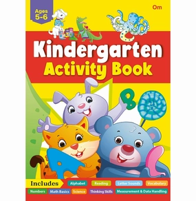 Activity Book : Jumbo Smart Scholars Kindergarten Workbook Activity Book (320 Full Colour Pages) Activity Book For Early Learning [Paperback] Om Books Editorial Team Happy hands