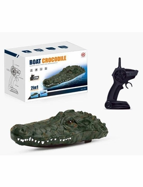 Parent-approved learning Alligator Head 2-In-1 Remote Controlled Rc Speed Boat
