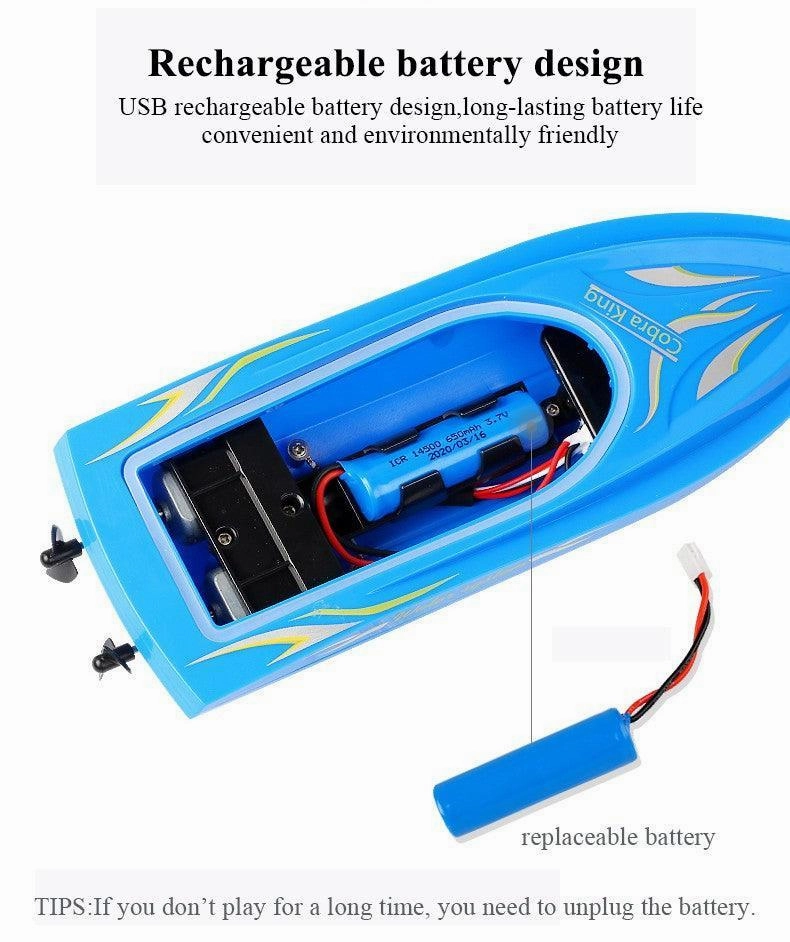 Alligator Head 2-In-1 Remote Controlled Rc Speed Boat Little creators Skill-building tools