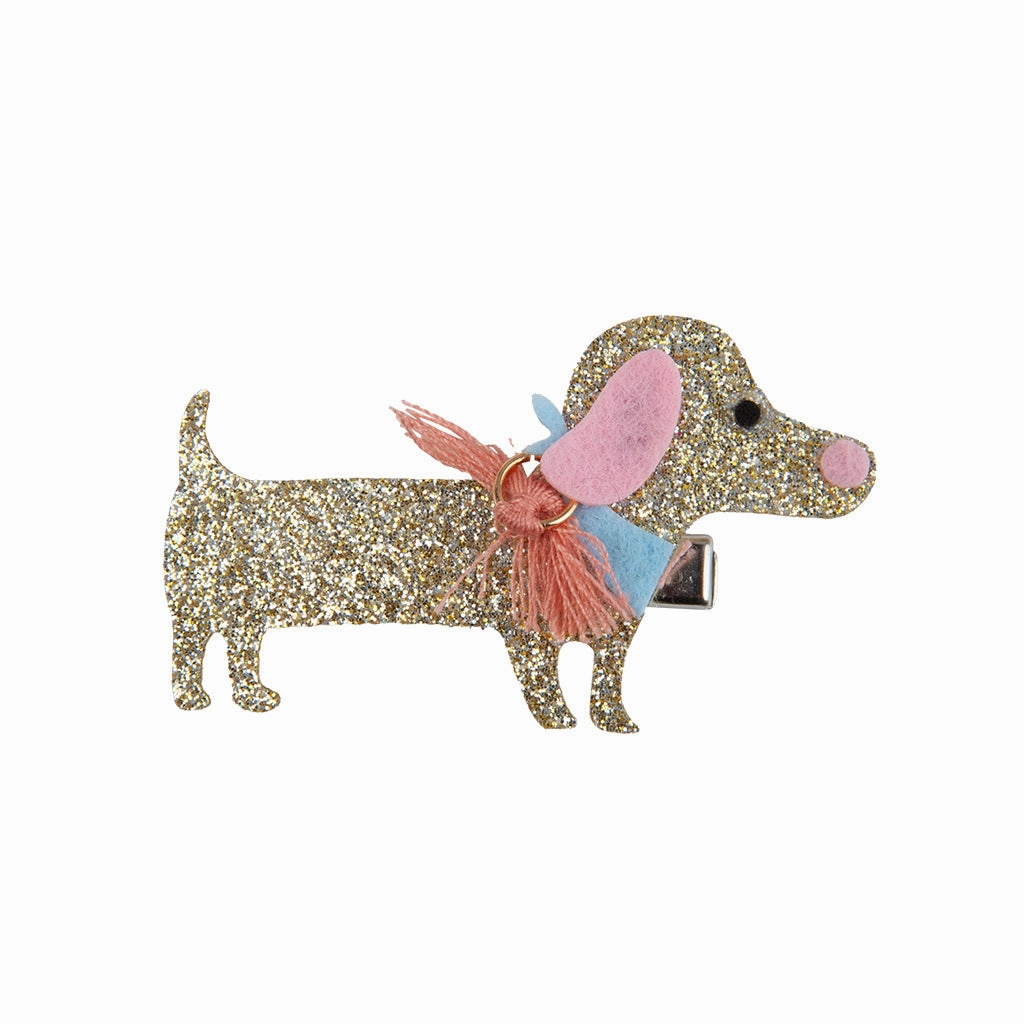 Boutique Dachshund Hairclip Learn at home Young explorers