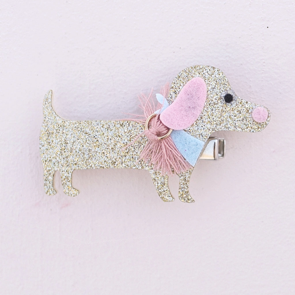 Boutique Dachshund Hairclip Designed for development