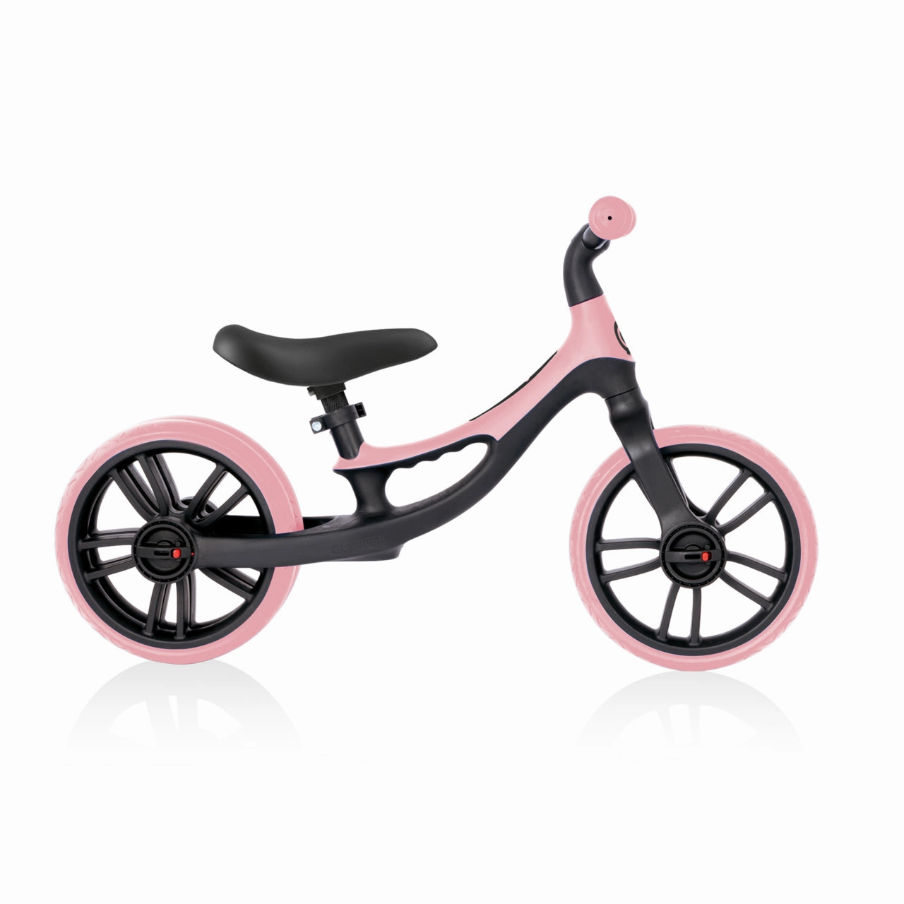 Creative minds Globber Go Bike Elite Duo Balance Bike - Pastel Pink (2 - 5Y)