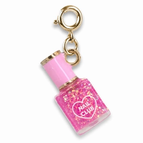 Gold Glitter Nail Polish Charm Young explorers Play-based education