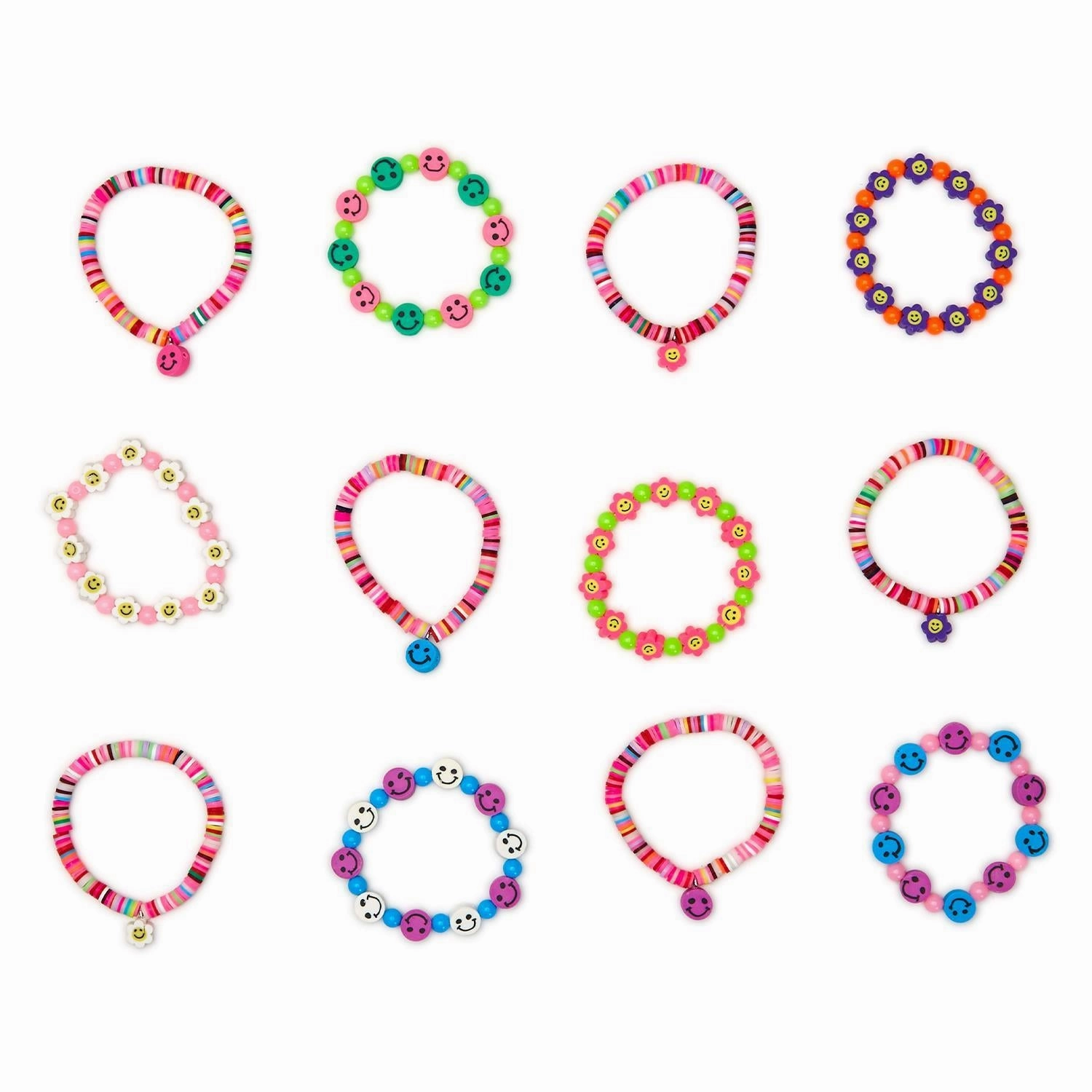 Busy kids Young imaginations Happy Smiley Daisy Elastic Bracelet