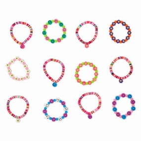 Busy kids Young imaginations Happy Smiley Daisy Elastic Bracelet